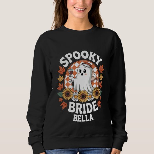 Spooky Bruid Ghost Halloween Persoonlijk  Trui (Voorkant)