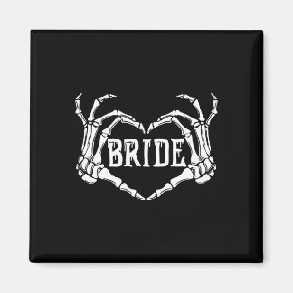 Spooky Bruid Skelet Handen Halloween Huwelijk W Magneet