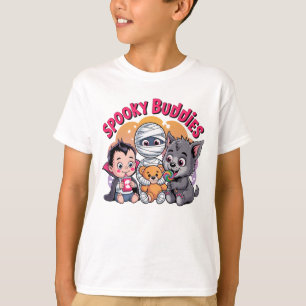 Spooky Buddies Halloween Kids T-shirt" T-shirt