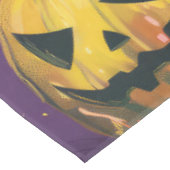 Spooky Bullmastiff Hond Halloween Heks en Pompoen Tafelkleed (Gekanteld)