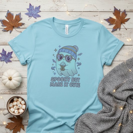 Spooky but Make It Cute Ghost Halloween T-shirt