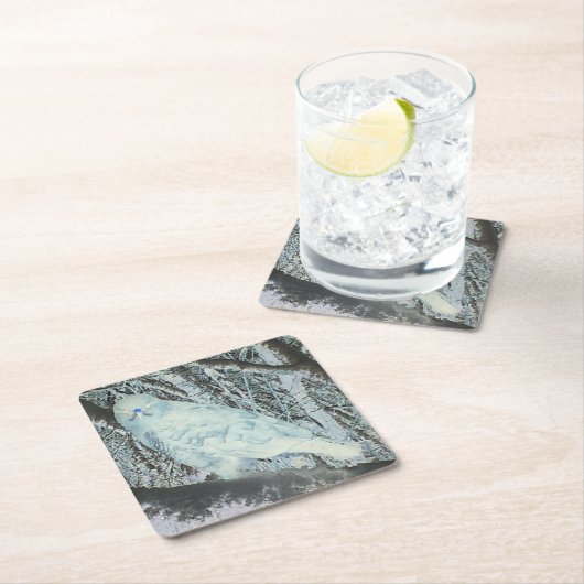 Spooky Buzzard op Branch Onderzetter (Insitu)