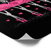 Spooky Byllerina Skeleton Dance Funny beroemd gema Poster (Hoek)