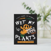 Spooky Cactus Pompoen Halloween Feestuitnodiging Briefkaart (Staand voorkant)