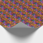 Spooky Cairn Terrier Hond Halloween Heksenpompoen Cadeaupapier (Hoek)