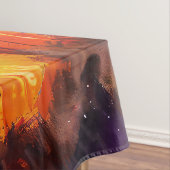 Spooky Cairn Terrier Hond Halloween Heksenpompoen Tafelkleed (Voorbeeld)