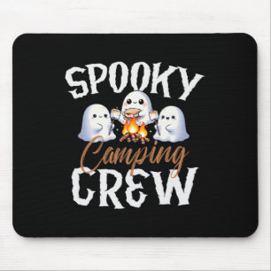 Spooky Camping Crew Halloween 2024 Campfire Happy Muismat