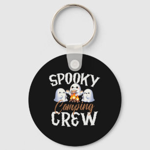 Spooky Camping Crew Halloween 2024 Campfire Happy Sleutelhanger