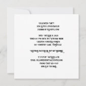 Spooky Carnaval: Fright Fest Carnaval Kaart (Achterkant)