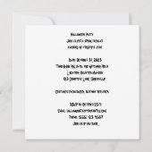 Spooky Carnaval: spookachtige Hallow Carnaval Kaart (Achterkant)