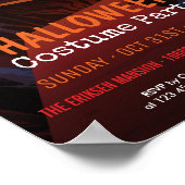 Spooky Castle Halloween Costume Party | POSTER (Hoek)