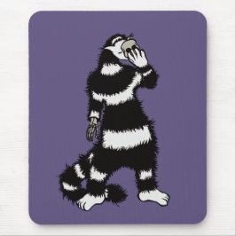 Spooky Cat Creater Skeleton Hand Skull Masker Muismat