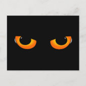 Spooky Cat Eyes Briefkaart (Voorkant)