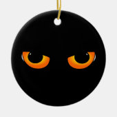 Spooky Cat Eyes Keramisch Ornament (Voorkant)