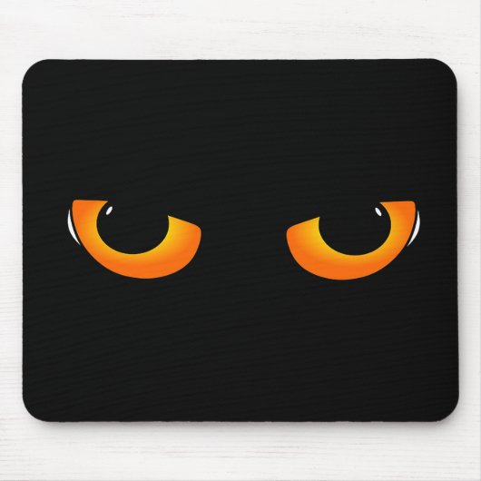 Spooky Cat Eyes Muismat (Voorkant)