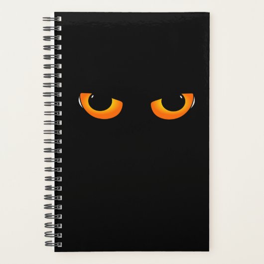 Spooky Cat Eyes Planner (Voorkant)