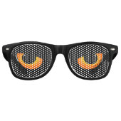 Spooky Cat Eyes Retro Zonnebril (Voorkant)