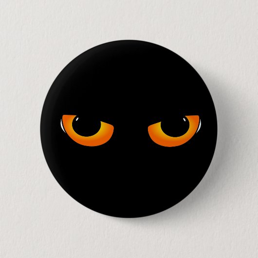 Spooky Cat Eyes Ronde Button 5,7 Cm (Voorkant)
