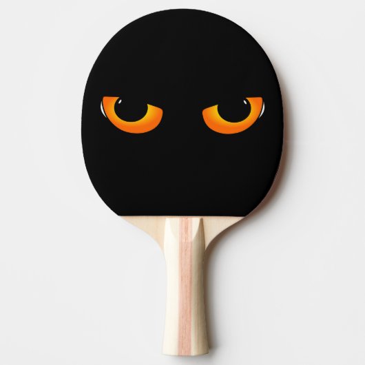 Spooky Cat Eyes Tafeltennisbatje (Voorkant)
