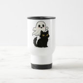 Spooky Cat & Ghost Mok – Schattigee Halloween Koff (Center)