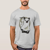 Spooky Cat Ghost T-shirt (Voorkant)