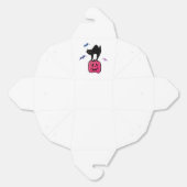 Spooky Cat Halloween Pumpkin Pop Art Bedankdoosjes (Ongevouwen)