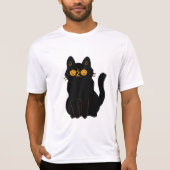 Spooky Cat Halloween T-shirt (Voorkant)