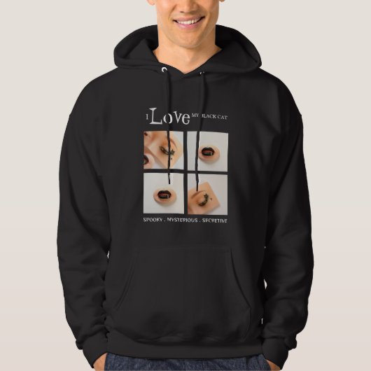 Spooky Cat Heren Hoodie (Voorkant)