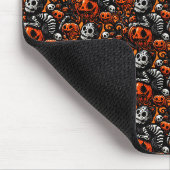 Spooky Cat & Pumpkins Muismat (Hoek)