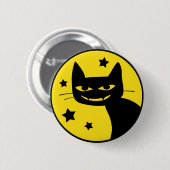 Spooky Cat Ronde Button 5,7 Cm (Voorkant /achterkant)