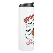 Spooky Cat Social Club PNG - Schattigee Halloween  Thermosbeker (Gedraaid links)
