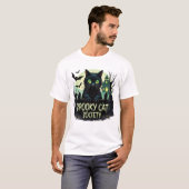 Spooky Cat Society - Halloween T-shirt (Voorkant volledig)