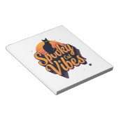 Spooky Cat Vibes 2 Notitieblok (Schuin)