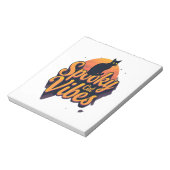 Spooky Cat Vibes 2 Notitieblok (Linkerzijde)