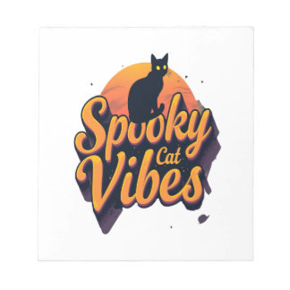 Spooky Cat Vibes 2 Notitieblok