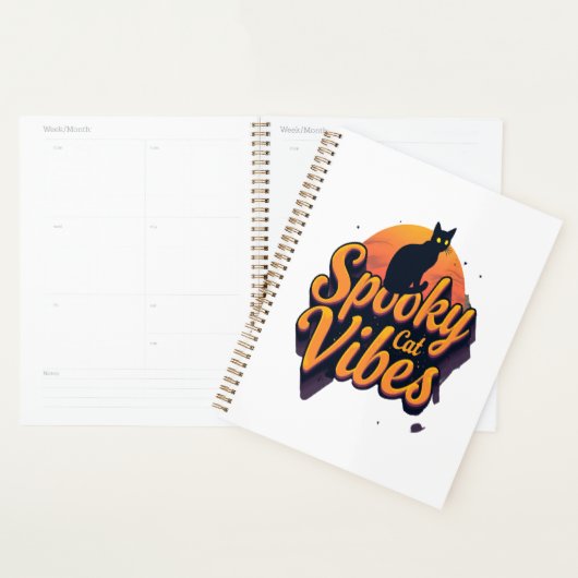 Spooky Cat Vibes 2 Planner (Display)
