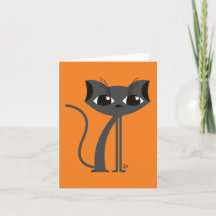 Spooky Cat - Wenskaart