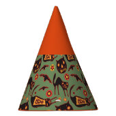 Spooky Cats Halloween Party Petten Feesthoedjes (Rechts)