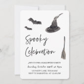 Spooky Celebration | Happy Halloween-uitnodiging Kaart (Voorkant)