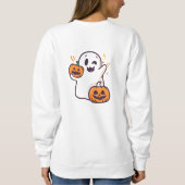 Spooky Chic Halloween Hoodie Trui (Achterkant)