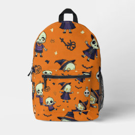 Spooky Chic Halloween kussen - angstaanjagend fees Bedrukte Rugzak