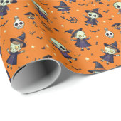 Spooky Chic Halloween kussen - angstaanjagend fees Cadeaupapier (Rol Hoek)