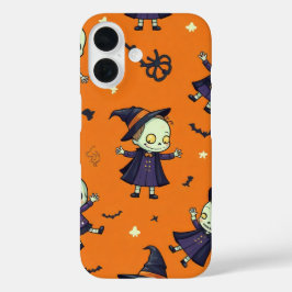 Spooky Chic Halloween kussen - angstaanjagend fees iPhone 16 Hoesje