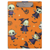 Spooky Chic Halloween kussen - angstaanjagend fees Klembord (Voorkant)