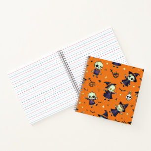 Spooky Chic Halloween kussen - angstaanjagend fees Notitieboek