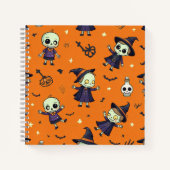 Spooky Chic Halloween kussen - angstaanjagend fees Notitieboek (Voorkant)