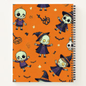Spooky Chic Halloween kussen - angstaanjagend fees Notitieboek (Achterkant)