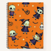 Spooky Chic Halloween kussen - angstaanjagend fees Notitieboek (Voorkant)