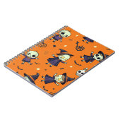 Spooky Chic Halloween kussen - angstaanjagend fees Notitieboek (Linkerzijde)