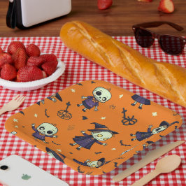 Spooky Chic Halloween kussen - angstaanjagend fees Papieren Bordje